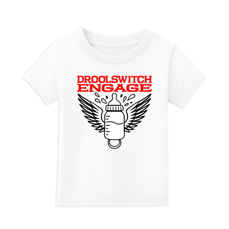 Droolswitch Engage Toddler T-Shirt | Cute Killswitch Engage Fan Baby Tee - Baby & Toddler Apparel - Crybaby Collective