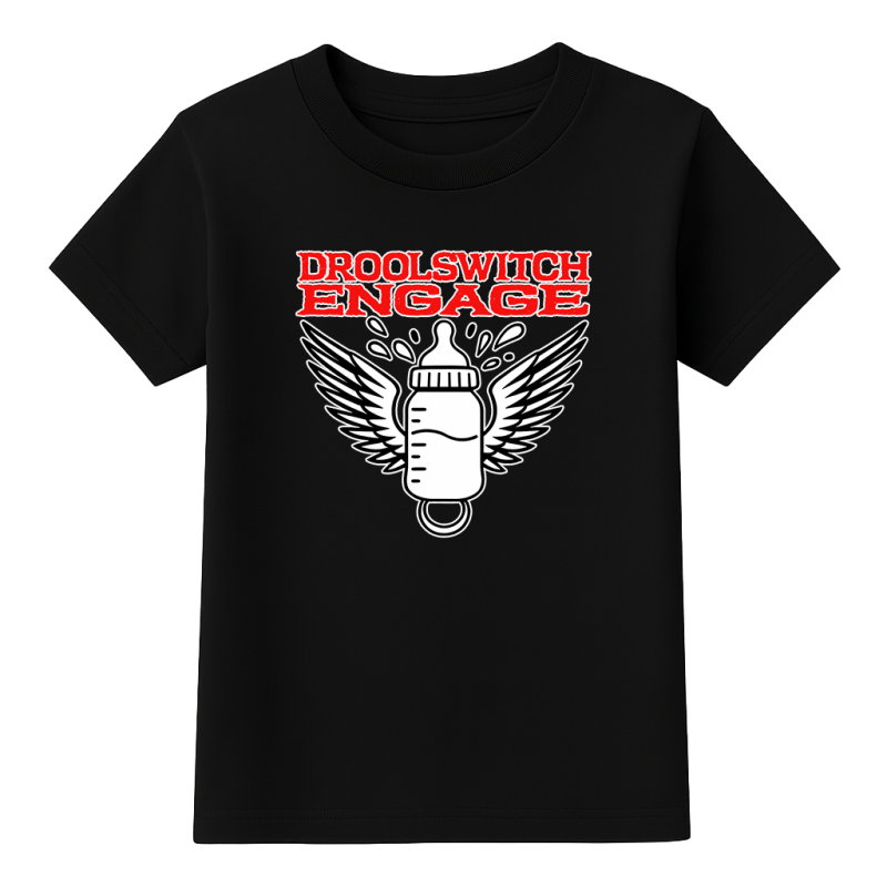 Droolswitch Engage Toddler T-Shirt | Cute Killswitch Engage Fan Baby Tee - Baby & Toddler Apparel - Crybaby Collective