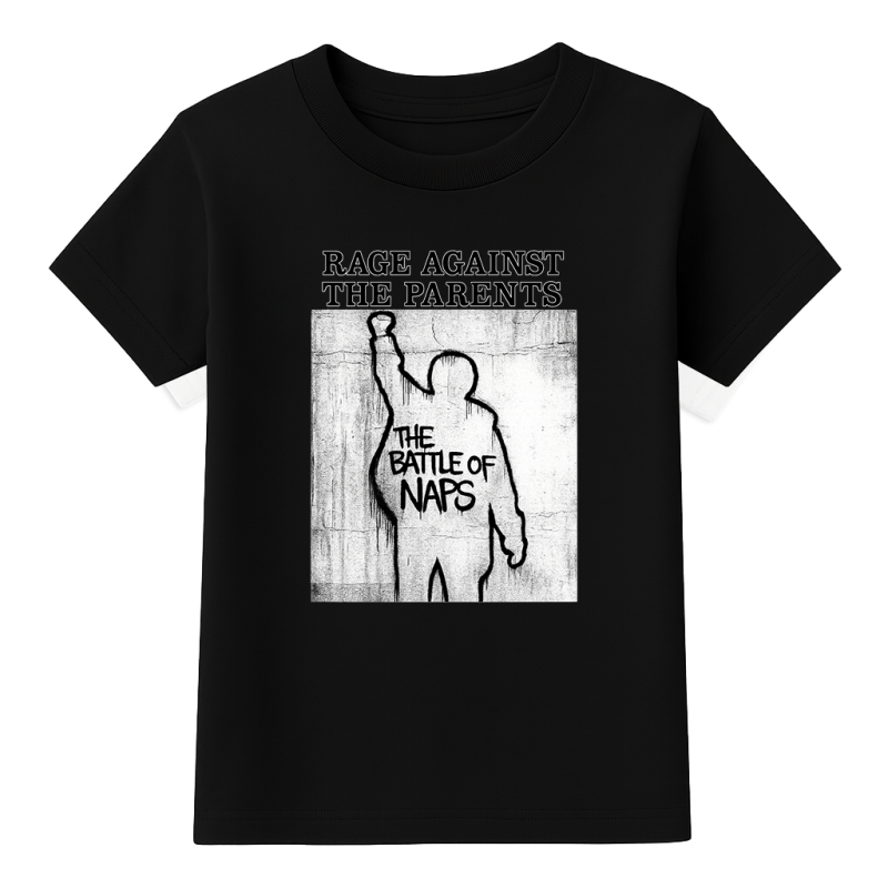 Rage Against the Parents Toddler T-Shirt | Cute Rage Against the Machine Fan Baby Tee - Baby & Toddler Apparel - Crybaby Collective
